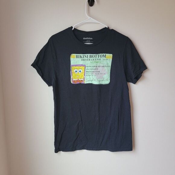 SpongeBob Squarepants Other - Spongebob Shirt‎ Size Medium M Bikini Bottom Drivers Lisence T Shirt